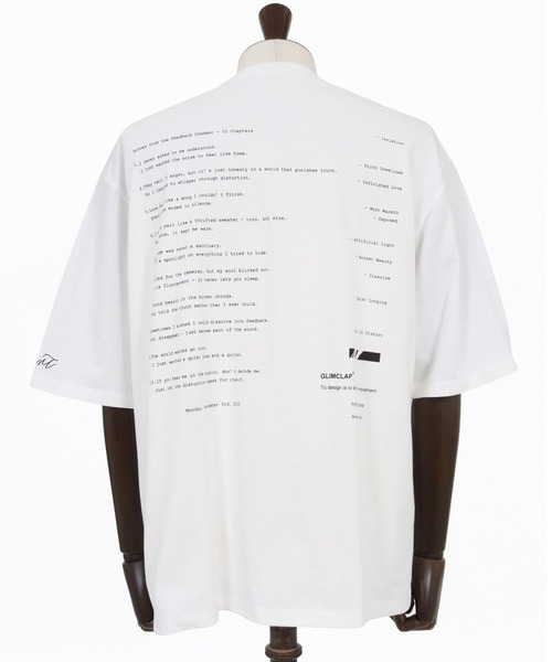 GLIMCLAP(グリムクラップ)の「mt10461- Abstract Art Print T-shirt プリントTシャツ(202-059-gls-cg)(Tシャツ/カットソー・メンズ・ホワイト/ブラック・S/M/L)」の18枚目の写真