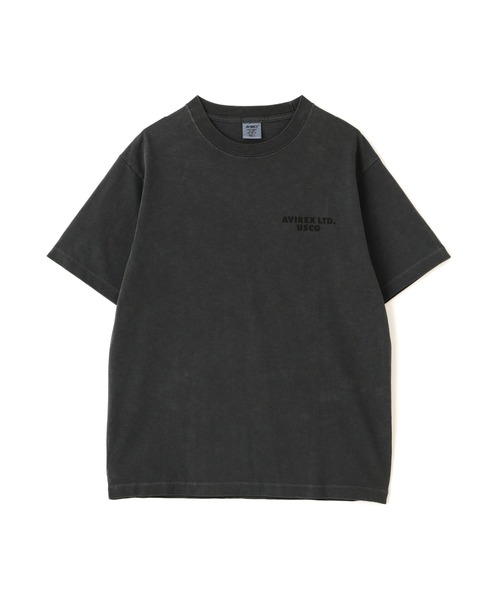 AVIREX（アヴィレックス）の「CHIEF DOG SLUB T-SHIRT / チーフドッグ スラブ Tシャツ / AVIREX / アヴィレックス（Tシャツ/カットソー・メンズ・キナリ/チャコール・XX-LARGE/LARGE/X-LARGE/MEDIUM）」の16枚目の写真