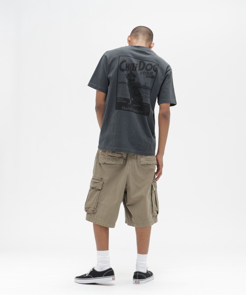AVIREX（アヴィレックス）の「CHIEF DOG SLUB T-SHIRT / チーフドッグ スラブ Tシャツ / AVIREX / アヴィレックス（Tシャツ/カットソー・メンズ・キナリ/チャコール・XX-LARGE/LARGE/X-LARGE/MEDIUM）」の22枚目の写真