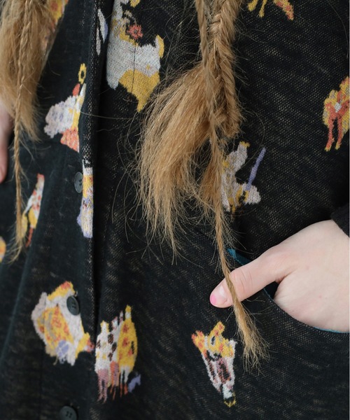 bedsidedrama（ベットサイドドラマ）の「Twenty Night JQ Pulover（ニット/セーター・レディース・グレー/ブラック・2/1）」の11枚目の写真