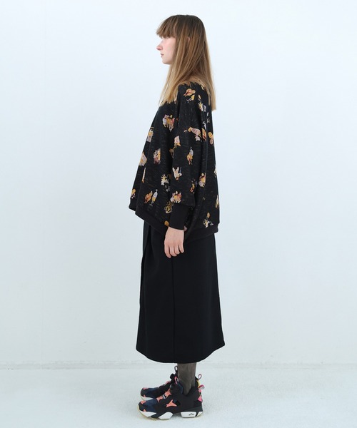 bedsidedrama（ベットサイドドラマ）の「Twenty Night JQ Pulover（ニット/セーター・レディース・グレー/ブラック・2/1）」の4枚目の写真