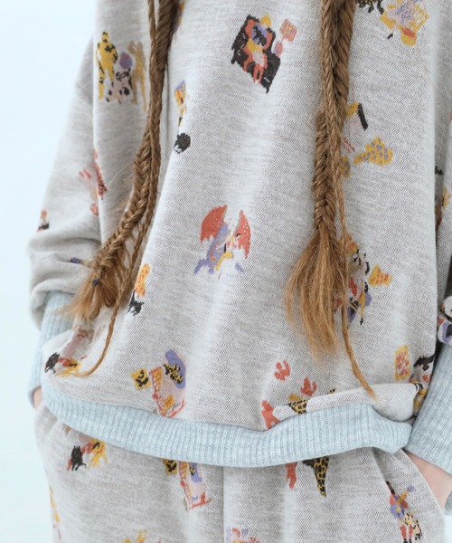 bedsidedrama（ベットサイドドラマ）の「Twenty Night JQ Pulover（ニット/セーター・レディース・グレー/ブラック・2/1）」の12枚目の写真