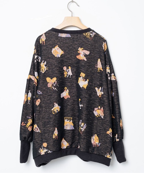 bedsidedrama（ベットサイドドラマ）の「Twenty Night JQ Pulover（ニット/セーター・レディース・グレー/ブラック・2/1）」の14枚目の写真