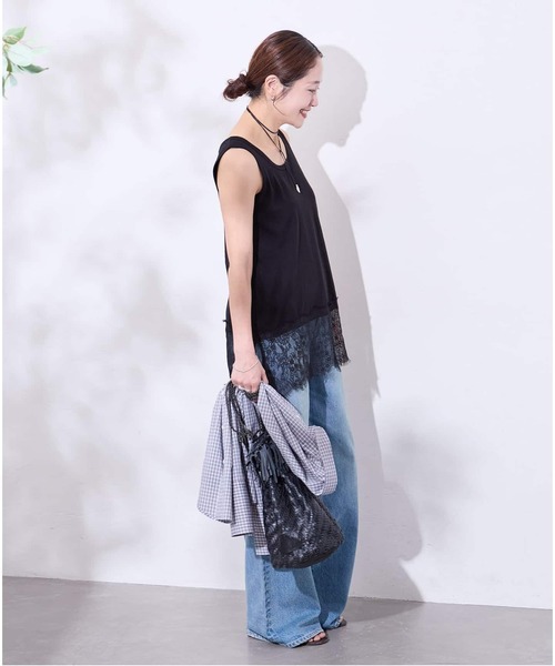 追加3》レースヘムシアータンク（Tシャツ/カットソー）｜JOURNAL