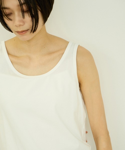 VICKY(ビッキー)の「接触冷感 タンクトップ(タンクトップ・レディース・ブルー/オフホワイト/ブラック/オレンジ・M)」の22枚目の写真