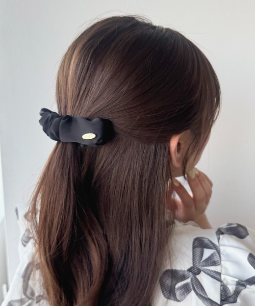 apres jour×ARIAZ】くしゅくしゅヘアクリップ（バレッタ/ヘアクリップ