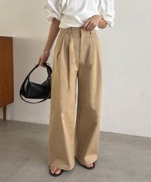 CAPRICIEUX LE'MAGE | 【低身長サイズあり】2タックチノパン(その他パンツ)