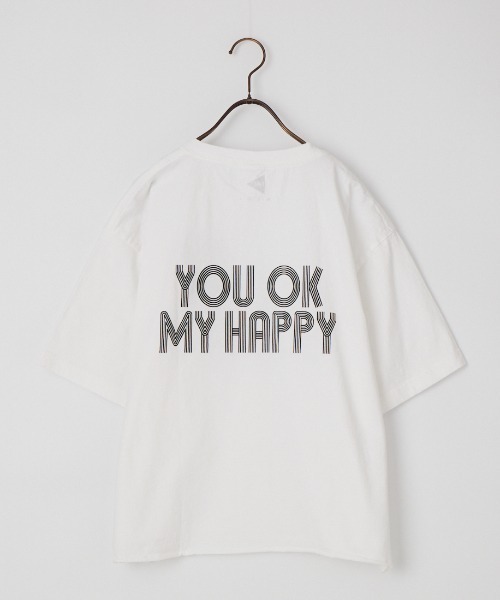 FUNG（ファング）の「[FUNG/ファング] I'M OK カットオフ プリントTシャツ（Tシャツ/カットソー・レディース・ブラック/ホワイト・M）」の3枚目の写真