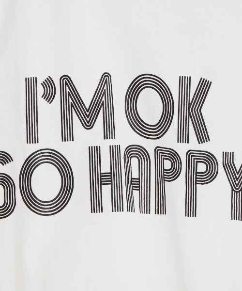 FUNG（ファング）の「[FUNG/ファング] I'M OK カットオフ プリントTシャツ（Tシャツ/カットソー・レディース・ブラック/ホワイト・M）」の7枚目の写真