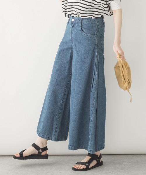 RCD(アールシーディー)の「デニムバギーパンツ(デニムパンツ・レディース・ブルー/ネイビー・LL/L/M)」の7枚目の写真