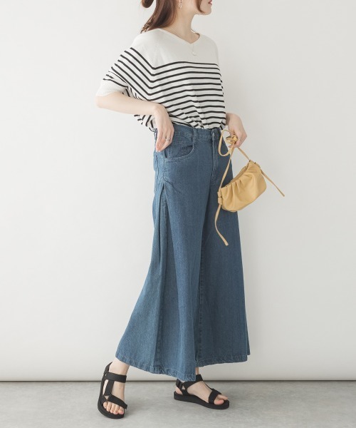 RCD(アールシーディー)の「デニムバギーパンツ(デニムパンツ・レディース・ブルー/ネイビー・LL/L/M)」の10枚目の写真