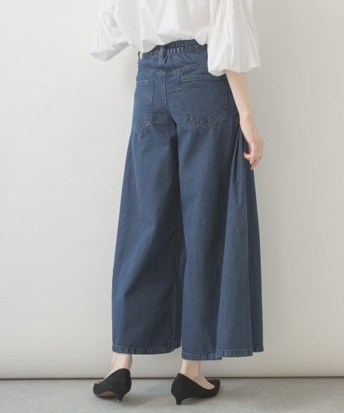 RCD(アールシーディー)の「デニムバギーパンツ(デニムパンツ・レディース・ブルー/ネイビー・LL/L/M)」の5枚目の写真