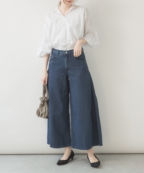 RCD(アールシーディー)の「デニムバギーパンツ(デニムパンツ・レディース・ブルー/ネイビー・LL/L/M)」の9枚目の写真