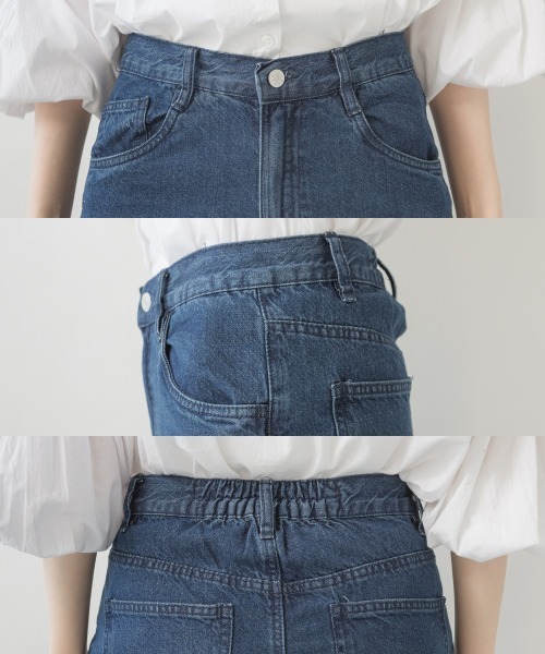 RCD(アールシーディー)の「デニムバギーパンツ(デニムパンツ・レディース・ブルー/ネイビー・LL/L/M)」の11枚目の写真