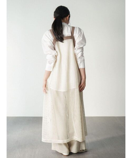 FIKA.(フィーカ)の「Bicolor mesh onpiece(ワンピース・レディース・ベージュ/カーキ/ブラック・FREE)」の17枚目の写真