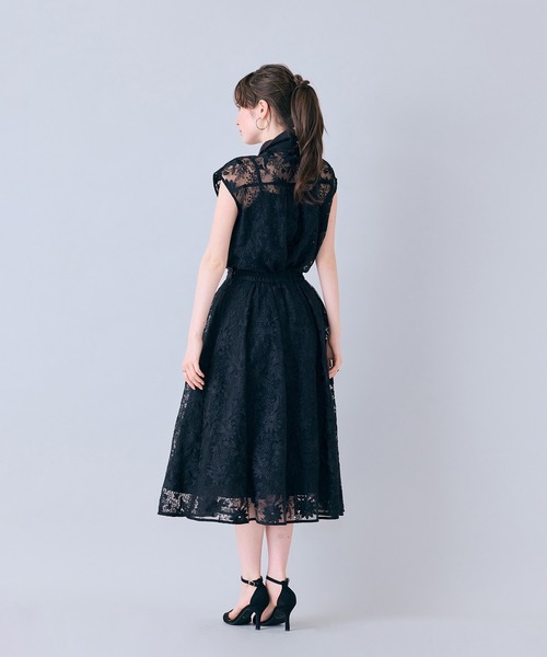 Audie a Muses(オーディアミューズ)の「刺繍レースタックボリュームスカート(スカート・レディース・ブラック/オフホワイト・38/42)」の15枚目の写真