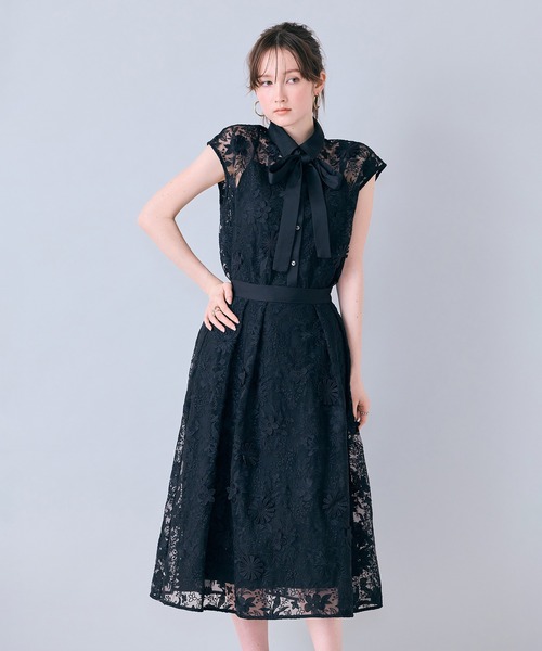 Audie a Muses(オーディアミューズ)の「刺繍レースタックボリュームスカート(スカート・レディース・ブラック/オフホワイト・38/42)」の17枚目の写真