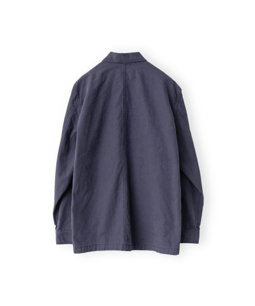 BROWNYARD（ブラウンヤード）の「W ウォッシュドワークジャケット、ネイビー（デニムジャケット・レディース・その他・1/2）」の2枚目の写真