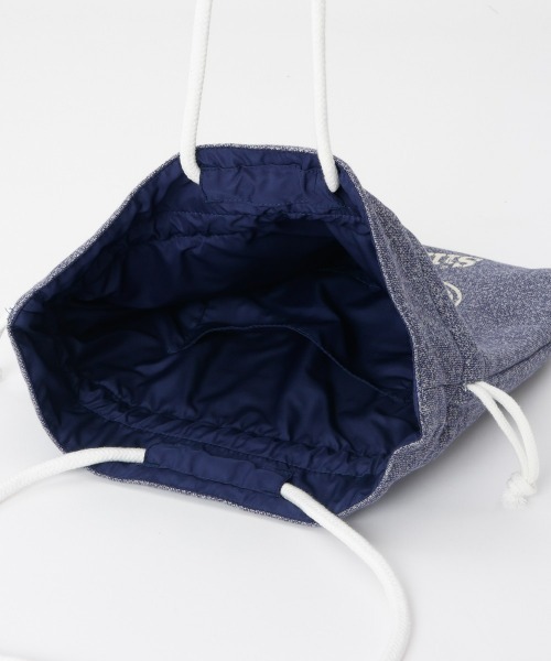 HANES（ヘインズ）の「【Hanes/ヘインズ】メンズ 巾着バッグ（ショルダーバッグ・メンズ・オフホワイト/グレー系/ネイビー・FREE）」の5枚目の写真