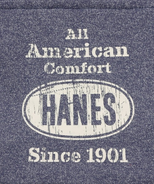 HANES（ヘインズ）の「【Hanes/ヘインズ】メンズ 巾着バッグ（ショルダーバッグ・メンズ・オフホワイト/グレー系/ネイビー・FREE）」の6枚目の写真