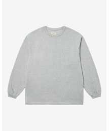 3N605 Utility Poket Long Sleeve (Melange Gray)