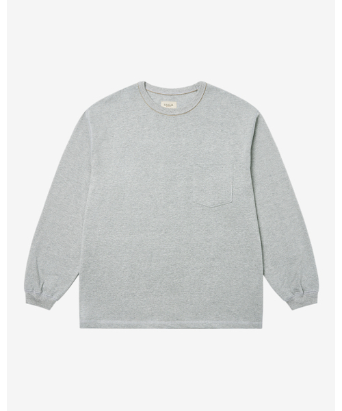 sortie(ソルティ)の「3N605 Utility Poket Long Sleeve (Melange Gray)(Tシャツ/カットソー・メンズ・その他・LARGE)」の1枚目の写真