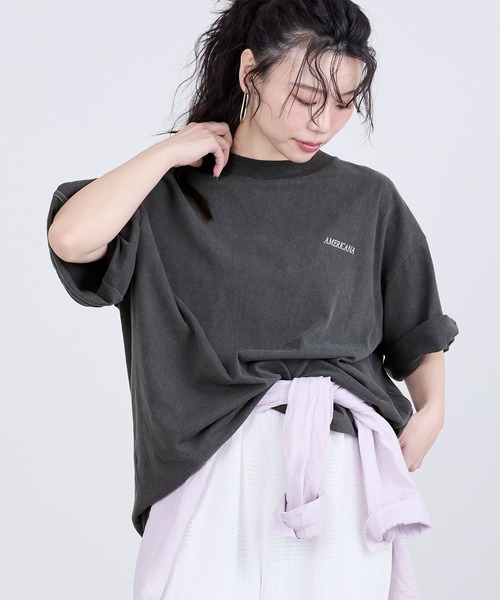 AMERICANA】別注-ビッグロゴTシャツ（Tシャツ/カットソー）｜AMERICANA