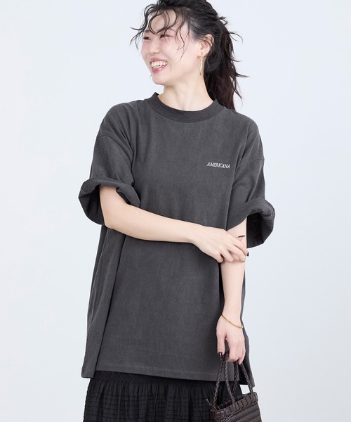★専用★ Americana バッグジップロゴTシャツ　ラグランカットソー 楽天市場】アメリカーナ（ブランドアメリカーナ）（Tシャツ