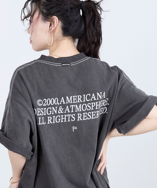 ★専用★ Americana バッグジップロゴTシャツ　ラグランカットソー 楽天市場】americana アメリカーナ（柄ロゴ）（Tシャツ・カットソー