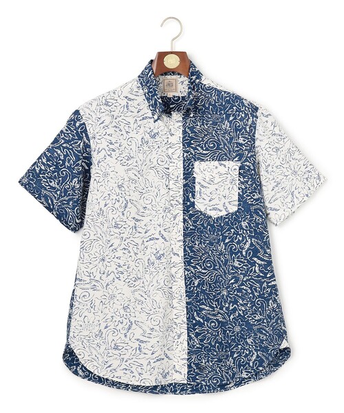 J.PRESS（ジェイプレス）の「【J.PRESS YACHT CLUB】アーバンリゾート アロハ シャツ / B.D.（シャツ/ブラウス・メンズ・レッド系5/レッド系6/ネイビー系5/ネイビー系6/ホワイト系5・MEDIUM/X-LARGE/LARGE）」の3枚目の写真