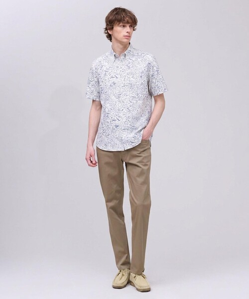 J.PRESS（ジェイプレス）の「【J.PRESS YACHT CLUB】アーバンリゾート アロハ シャツ / B.D.（シャツ/ブラウス・メンズ・レッド系5/レッド系6/ネイビー系5/ネイビー系6/ホワイト系5・MEDIUM/X-LARGE/LARGE）」の7枚目の写真