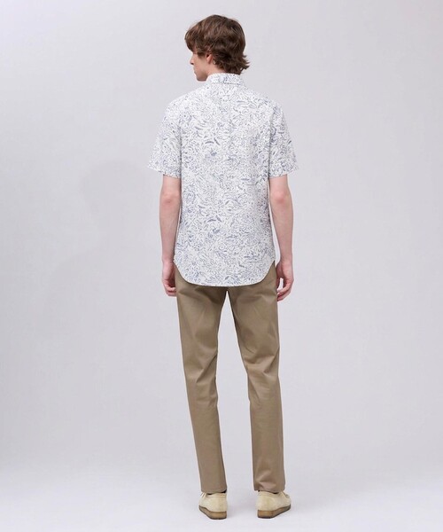 J.PRESS（ジェイプレス）の「【J.PRESS YACHT CLUB】アーバンリゾート アロハ シャツ / B.D.（シャツ/ブラウス・メンズ・レッド系5/レッド系6/ネイビー系5/ネイビー系6/ホワイト系5・MEDIUM/X-LARGE/LARGE）」の8枚目の写真