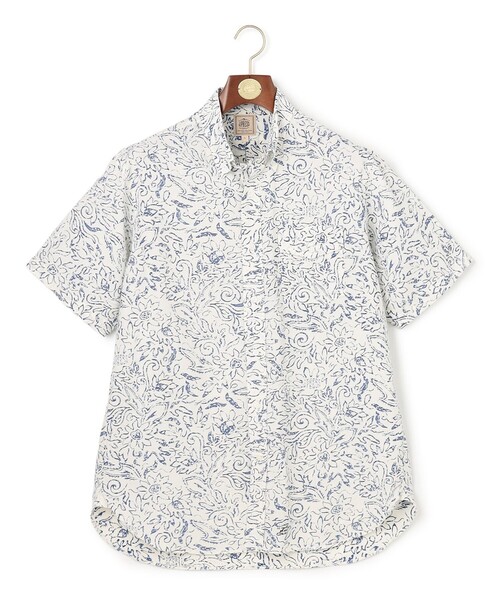 J.PRESS（ジェイプレス）の「【J.PRESS YACHT CLUB】アーバンリゾート アロハ シャツ / B.D.（シャツ/ブラウス・メンズ・レッド系5/レッド系6/ネイビー系5/ネイビー系6/ホワイト系5・MEDIUM/X-LARGE/LARGE）」の9枚目の写真
