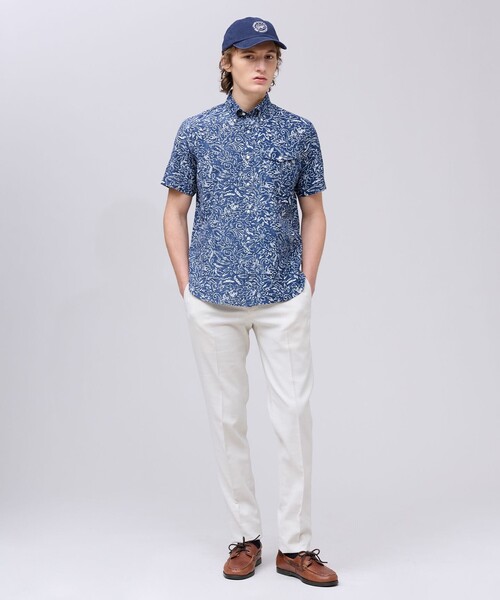 J.PRESS（ジェイプレス）の「【J.PRESS YACHT CLUB】アーバンリゾート アロハ シャツ / B.D.（シャツ/ブラウス・メンズ・レッド系5/レッド系6/ネイビー系5/ネイビー系6/ホワイト系5・MEDIUM/X-LARGE/LARGE）」の14枚目の写真