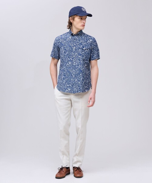 J.PRESS（ジェイプレス）の「【J.PRESS YACHT CLUB】アーバンリゾート アロハ シャツ / B.D.（シャツ/ブラウス・メンズ・レッド系5/レッド系6/ネイビー系5/ネイビー系6/ホワイト系5・MEDIUM/X-LARGE/LARGE）」の15枚目の写真