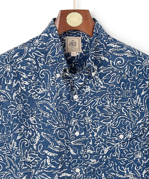 J.PRESS（ジェイプレス）の「【J.PRESS YACHT CLUB】アーバンリゾート アロハ シャツ / B.D.（シャツ/ブラウス・メンズ・レッド系5/レッド系6/ネイビー系5/ネイビー系6/ホワイト系5・MEDIUM/X-LARGE/LARGE）」の19枚目の写真