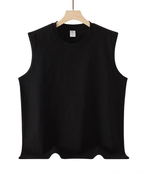 KELVIN(ケルヴァン)の「No Sleeve Oversized T-Shirt ノースリーブオーバーサイズTシャツ(Tシャツ/カットソー・メンズ・ホワイト/ブラック・LARGE/MEDIUM)」の11枚目の写真