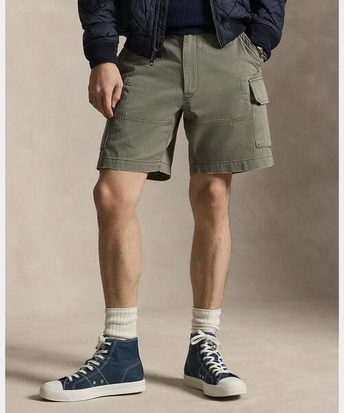 POLO RALPH LAUREN(ポロ ラルフ ローレン)の「8インチ Gellar リラックス ツイル カーゴ ショートパンツ(カーゴパンツ・メンズ・グリーン・28)」の3枚目の写真