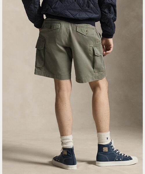 POLO RALPH LAUREN(ポロ ラルフ ローレン)の「8インチ Gellar リラックス ツイル カーゴ ショートパンツ(カーゴパンツ・メンズ・グリーン・28)」の4枚目の写真