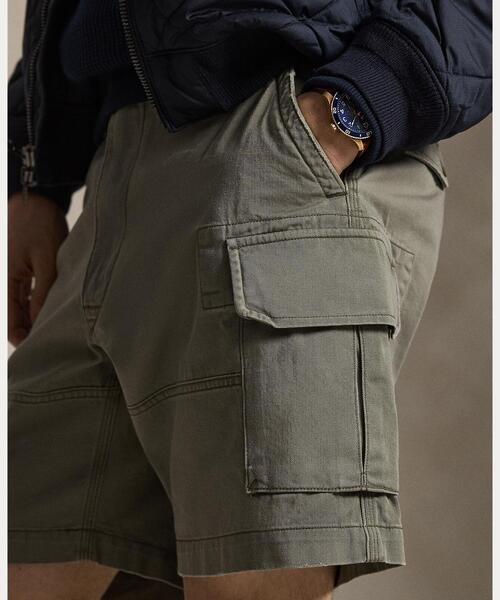 POLO RALPH LAUREN(ポロ ラルフ ローレン)の「8インチ Gellar リラックス ツイル カーゴ ショートパンツ(カーゴパンツ・メンズ・グリーン・28)」の5枚目の写真
