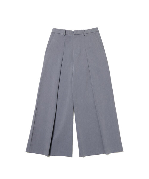 TEN PAST SEVEN(テン ファスト セブン)の「ワイドタックスラックス(2カラー)(スラックス・メンズ・ブラック/グレー・SMALL/MEDIUM/LARGE)」の2枚目の写真