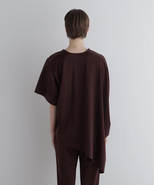 LE PHIL(ルフィル)の「◆キュプラジャージプルオーバー(Tシャツ/カットソー・レディース・ブラック/ブラウン/ホワイト・F)」の12枚目の写真