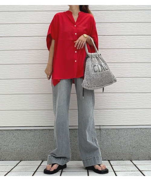 Q(キュー)の「メッセージラメニット2wayバッグ(ハンドバッグ・レディース・ホワイト/シルバー・ONE SIZE)」の16枚目の写真