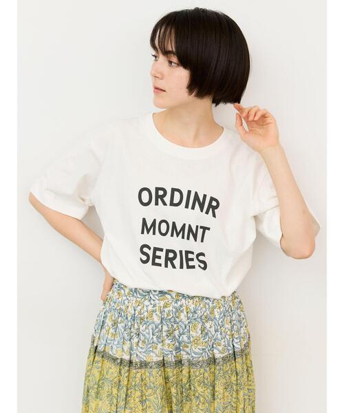 Samansa Mos2(サマンサ モスモス)の「【接触冷感】ロゴアソートプリントTシャツ(Tシャツ/カットソー・レディース・グリーン/オフホワイト/チャコールグレー/グレー・F)」の10枚目の写真