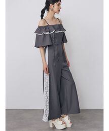 【WEB限定】2WAYレースアップオールインワン　夏服