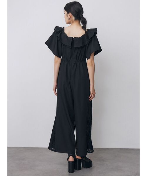 MURUA(ムルーア)の「【WEB限定】2WAYレースアップオールインワン 夏服(つなぎ/オールインワン・レディース・ブラック/グレー・FREE)」の22枚目の写真