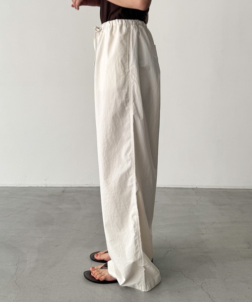 CANAL JEAN(キャナルジーン)の「El mar バイオコットンイージーパンツ(その他パンツ・レディース・クリーム/チャコールグレー・ONE SIZE)」の10枚目の写真