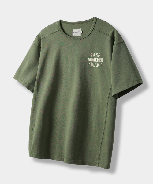 DIMITRI BLACK(ディミトリブラック)の「SNATCHED クロップ半袖Tシャツ_4カラー(Tシャツ/カットソー・レディース・クリーム/ネイビー/ダークグレー/オリーブ・LARGE/X-LARGE/MEDIUM)」の16枚目の写真