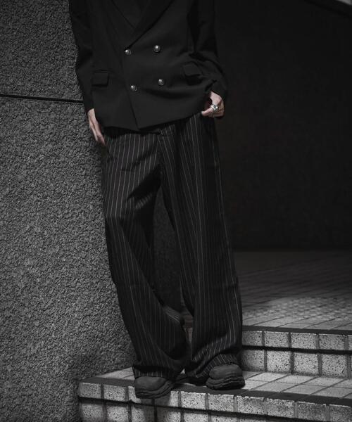 gibous（ギボス）の「gibous/ギボス/striped baggy pants（その他パンツ・レディース・ブラック・M/S/L）」の19枚目の写真