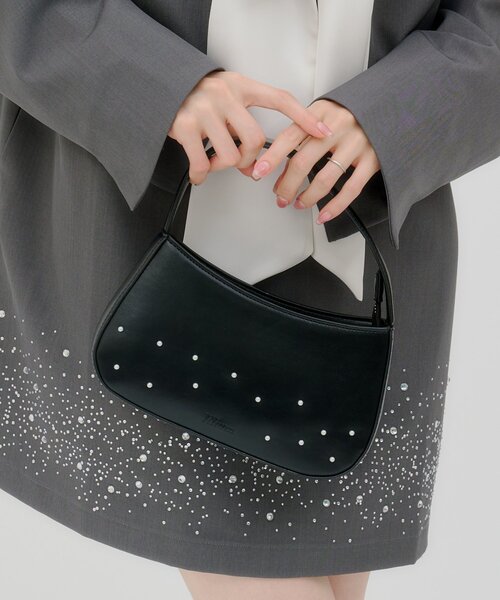 mystic(ミスティック)の「【lilium by lily】リボンパール2wayBAG(トートバッグ・レディース・ブラック/ブラウン・ONE SIZE)」の4枚目の写真
